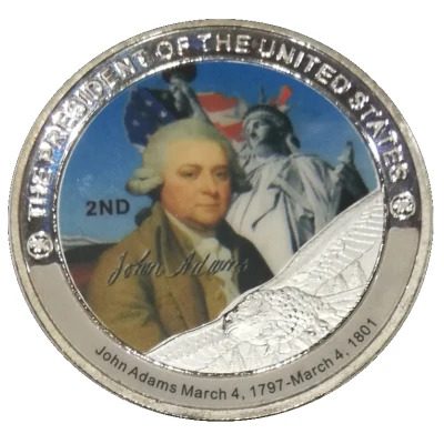 Token - John Adams 2nd President ND front