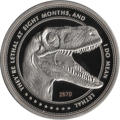 Token - Jurassic Park 25th Anniversary; Raptor ND front