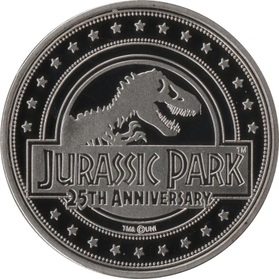 Token - Jurassic Park 25th Anniversary; Raptor ND back