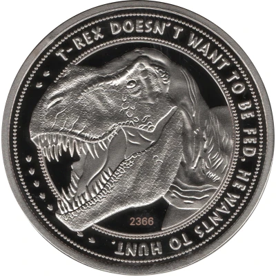 Token - Jurassic Park 25th Anniversary; T-Rex ND front