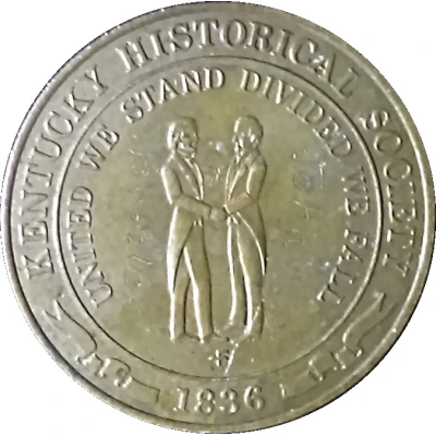 Token - Kentucky Historical Society Daniel Boone ND back