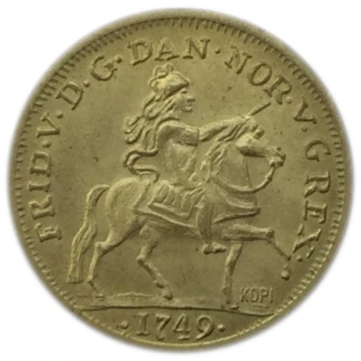 Token - Kijafa (1 Ducat - Frederik V) ND front