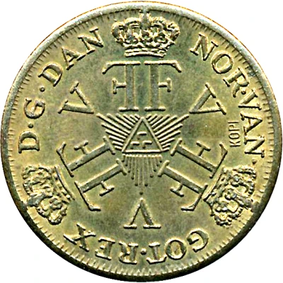 Token - Kijafa (12 Mark "Stråledukat" - Frederik V) ND front