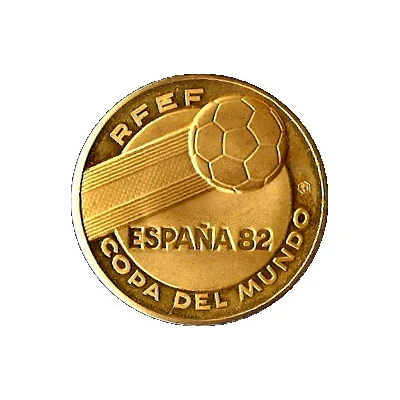 Token - Kuwait in FIFA World Cup RFEF Copa Del Mundo España back