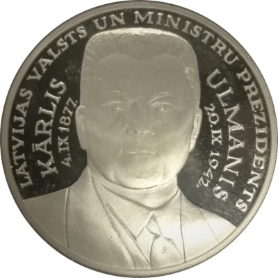 Token - Latvijas ievērojamākie cilvēki. Kārlis Ulmanis front