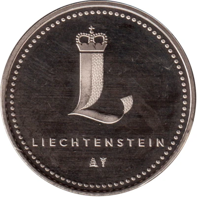 Token - Liechtenstein (Parliament) ND back