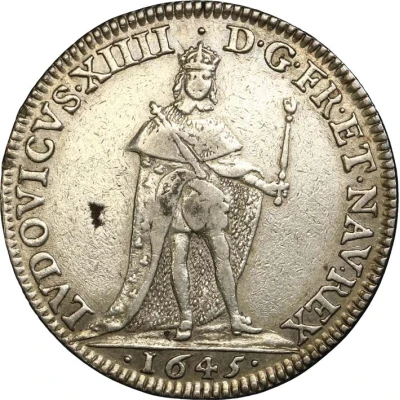 Token - Louis XIIII - Parlement de Dijon silver front