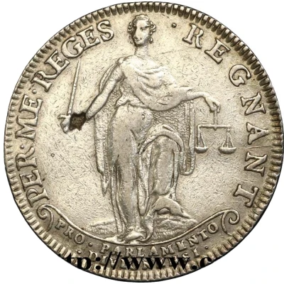 Token - Louis XIIII - Parlement de Dijon silver back