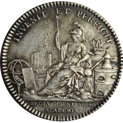 Token - Louis XV Académie des Sciences ND back