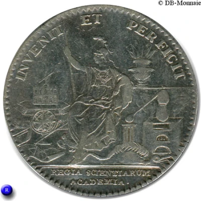 Token - Louis XV (Académie royale des sciences) ND back