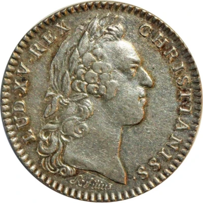 Token - Louis XV - Extraordinaire des guerres - Partes Erumpit in Omnes silver front