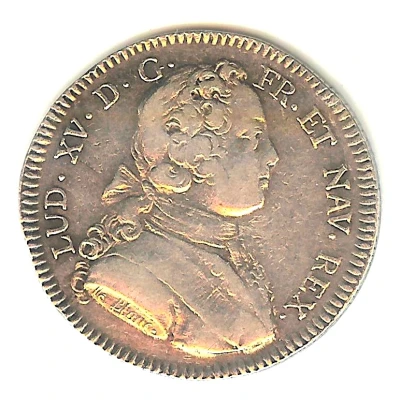 Token - Louis XV - Trésor Royal - Quo postulat usus silver front