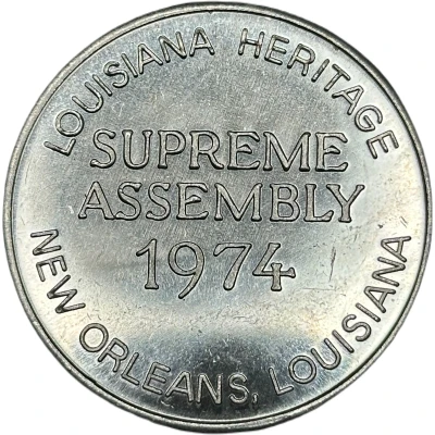 Token - Louisiana Heritage New Orleans, Louisiana front