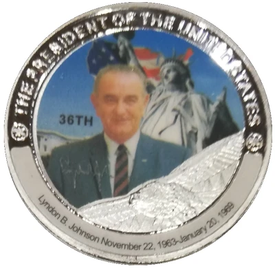 Token - Lyndon B. Johnson 36th President ND front