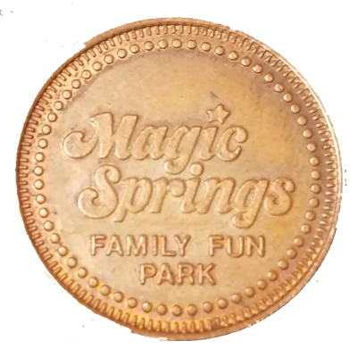 Token - Magic Springs (Hot Springs, Arkansas) ND front