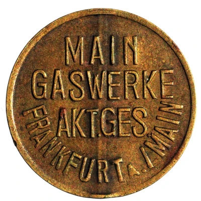 Token - Main-Gaswerke Aktiengesellschaft (Frankfurt) ND front