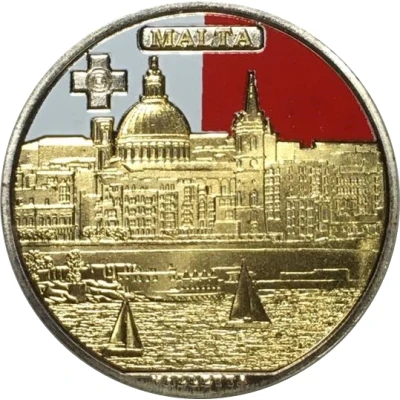 Token - Malta (Valetta) ND front