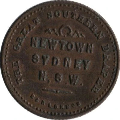 Token - Marcus Clark The Great Southern Draper - Sydney back