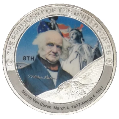 Token - Martin Van Buren 8th President ND front