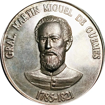 Token - Martín Miguel de Güemes front