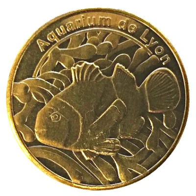 Token - Médailles et Patrimoine Aquarium de Lyon - Fish-clown front