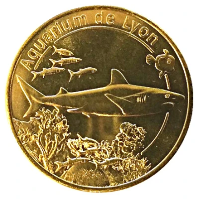 Token - Médailles et Patrimoine Aquarium de Lyon - Shark front