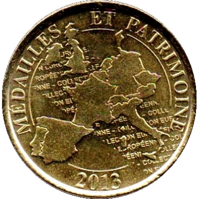Token - Médailles et Patrimoine Cathedrale de Saint-Denis back
