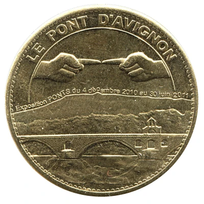 Token - Médailles et Patrimoine Le pont d'Avignon front