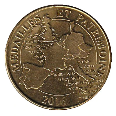 Token - Médailles et Patrimoine Reims - Cathedrale Notre Dame back