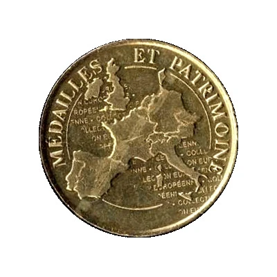 Token - Médailles et Patrimoine Val de Loire - ZooParc de Beauval - Éléphant back