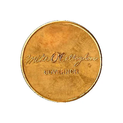 Token - Mike O'Callaghan (Carson City Nevada) ND back