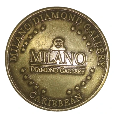 Token - Milano Diamond Gallery; Providence Island (Nassau) ND back