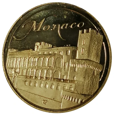 Token - Monaco (Le Rocher - Palais princier) ND back