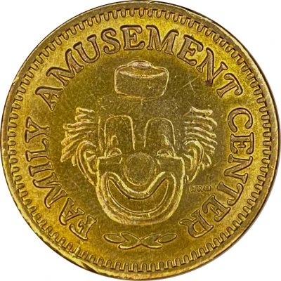 Token - Mr. Gatti's Pizza (Family Amusement Center) ND back