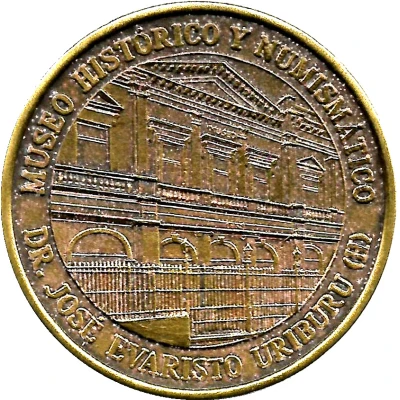 Token - Museo Historico y Numismatico Dr. Jose Evaristo Uriburu (H) ND front