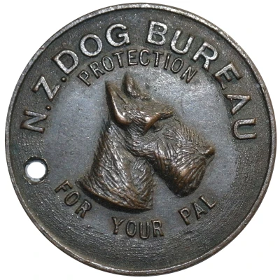 Token - NZ Dog Bureau (Wellington) ND front