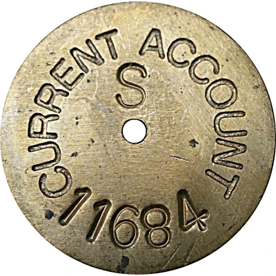 Token - National Bank of Pakistan (Current Account) ND back