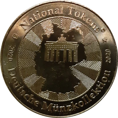 Token - National Tokens Deutsche Münzkollektion Berlin - Brandenburger Tor back