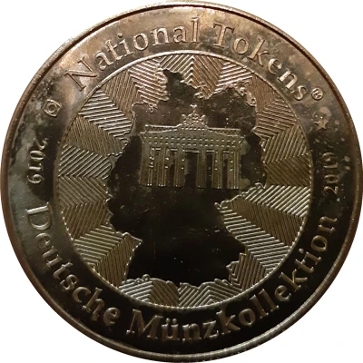 Token - National Tokens Deutsche Münzkollektion Berlin - Checkpoint Charlie back