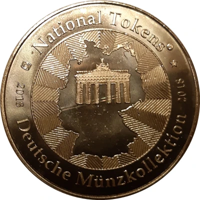 Token - National Tokens Deutsche Münzkollektion Heidelberg - Heiliggeistkirche back