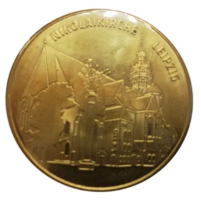 Token - National Tokens Deutsche Münzkollektion - Nikolaikirche Leipzig front