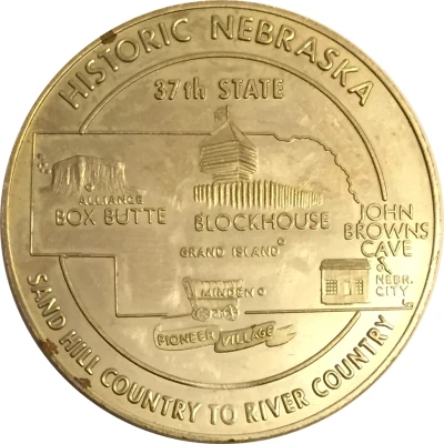 Token - Nebraska Centennial Historic Nebraska front