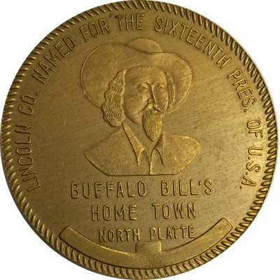 Token - Nebraska Centennial Lincoln County front