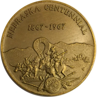 Token - Nebraska Centennial Lincoln County back