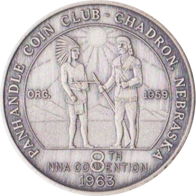Token - Nebraska Numismatic Association 8th Convention back
