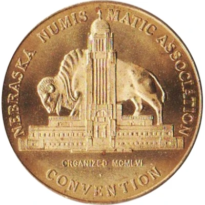 Token - Nebraska Numismatic Association 8th Convention front