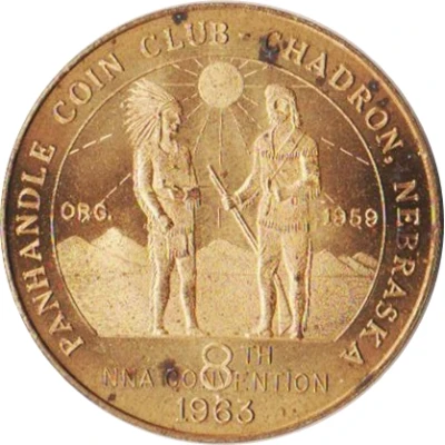Token - Nebraska Numismatic Association 8th Convention back