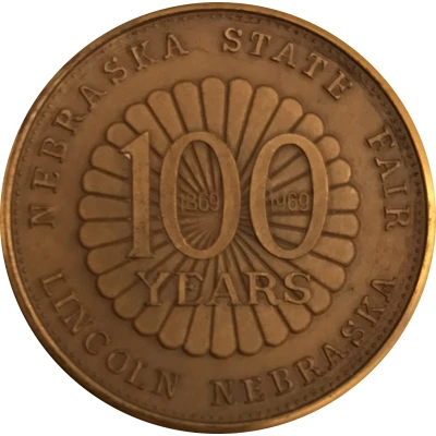 Token - Nebraska State Fair 100th Year front