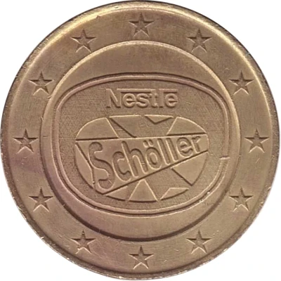 Token - Nestle Schöller (Gold-Wash) ND front