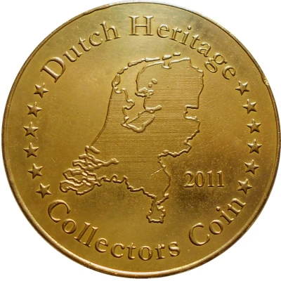 Token - Netherlands Icons Dutch Heritage Collectors Coin back
